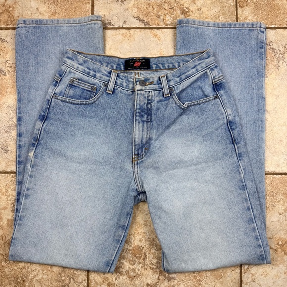 American Eagle Dungarees Women's 90s Mom Blue Jeans - Size 4 - 100% Cotton - Picture 1 of 8